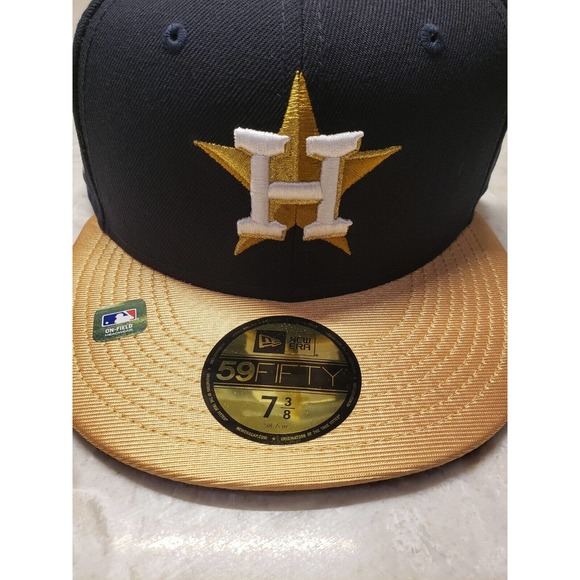 Houston Astros Hat Cap 2022 World Series Champs Patch 59Fifty Size 7 3/4 New Era